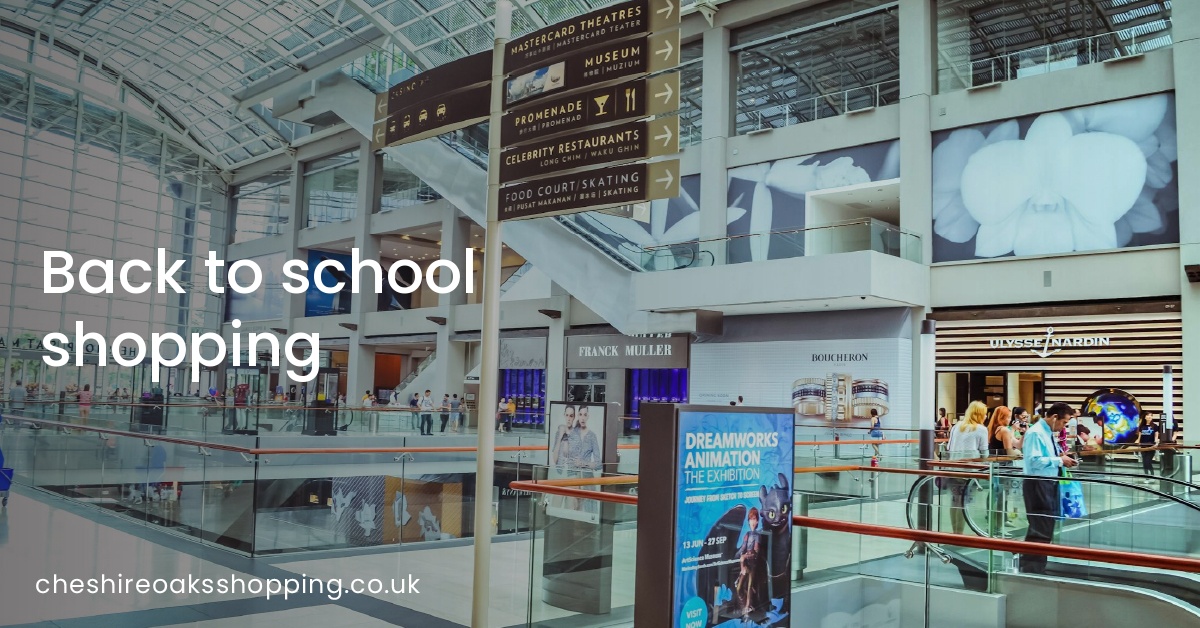 Back to school shopping